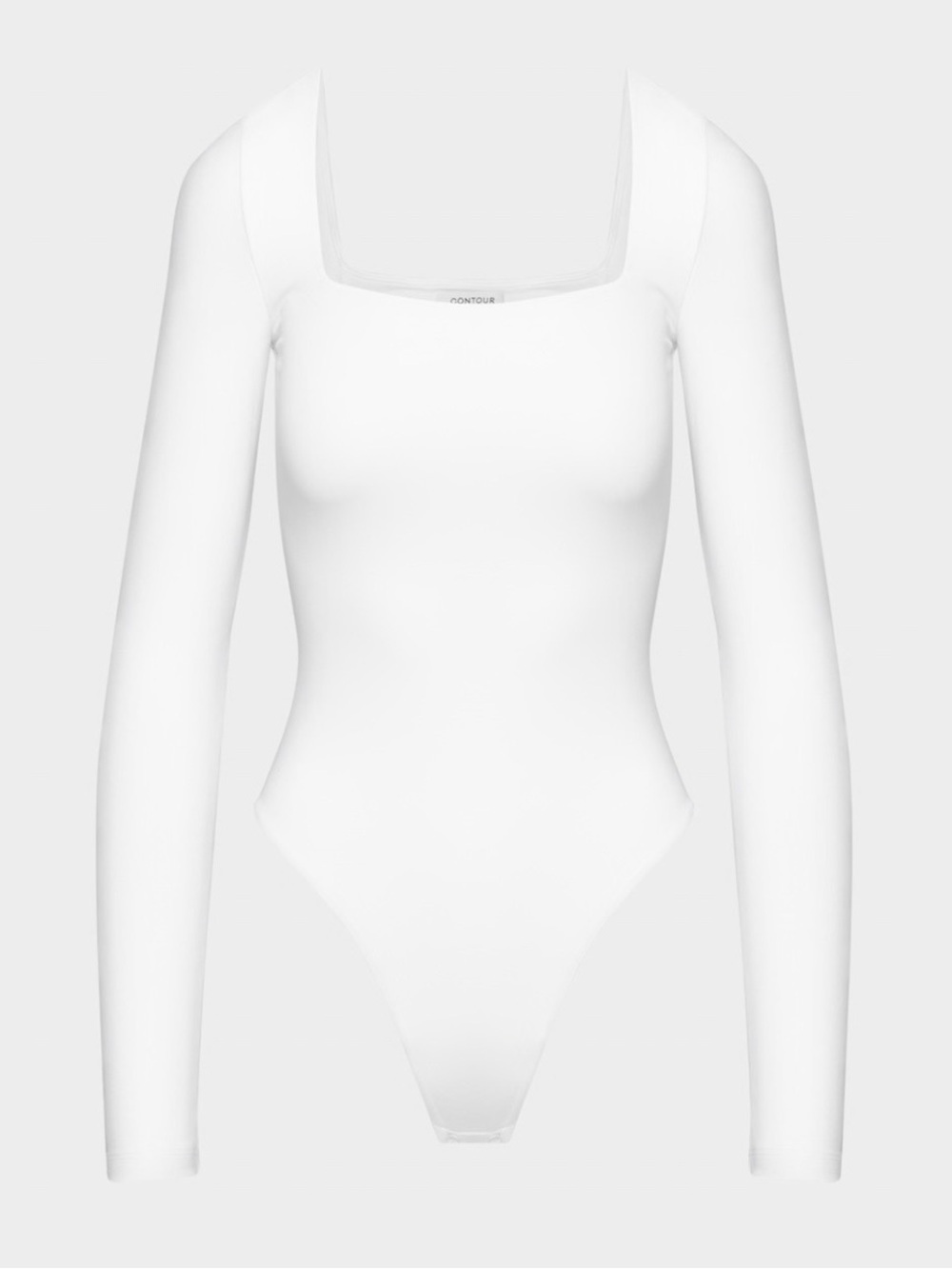 Aritzia Babaton Contour Squareneck Bodysuit White 2XS